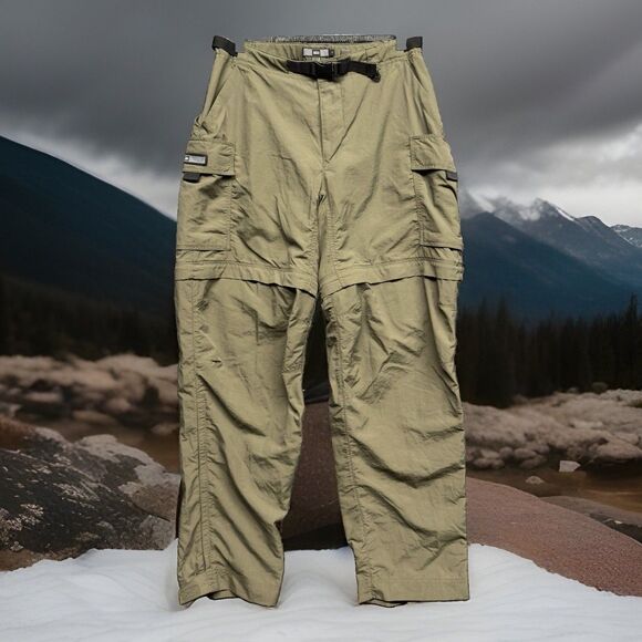 REI Pants - REI Sahara Womens 4 Convertible Cargo Pants Zip Off Hiking Shorts Nylon Green